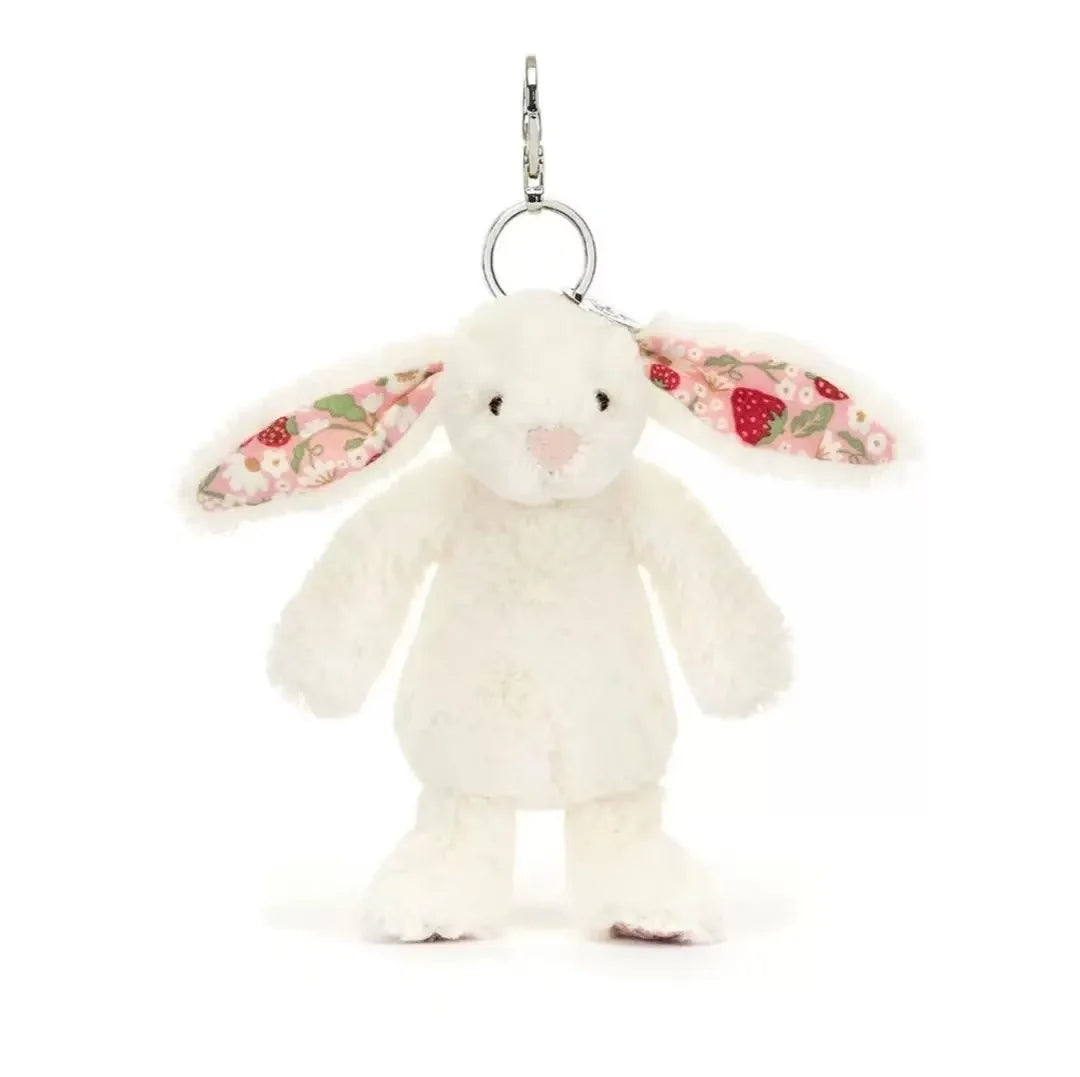 Jc Bonnie Rabbit Plush Toy with Floral Ears Kawaii Stuffed Doll Soft Sofa Cushion Kids Birthday Gift Room Decor