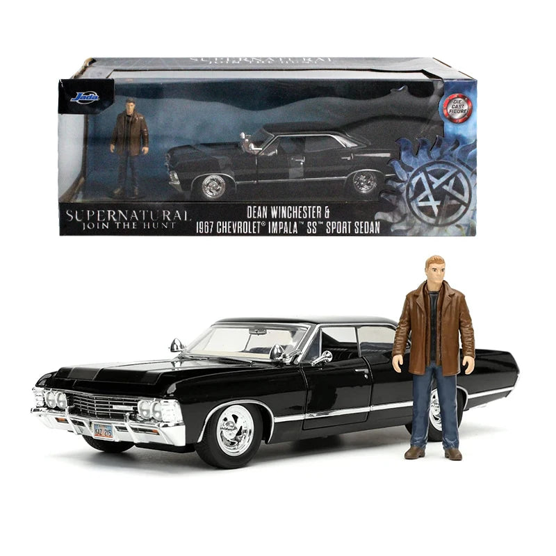 JADA Toys Supernatural 1967 Chevrolet Impala Sport Sedan 1:24 Scale Die-Cast Model JD32250